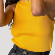 Ribbed Tank Top – Sleeveless Knit – Casual Everyday Style