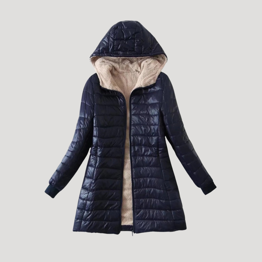 Padded fleece winter coat