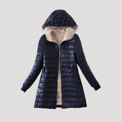 Padded fleece winter coat