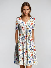 Floral Midi Dress – Relaxed Fit – Everyday Summer Style