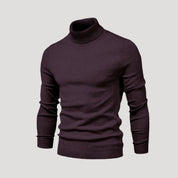 Turtleneck Knit Sweater – Slim Fit – Lightweight Winter Layer