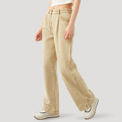 Wide Leg Jeans – Elastic Waistband – Effortless Everyday Fit