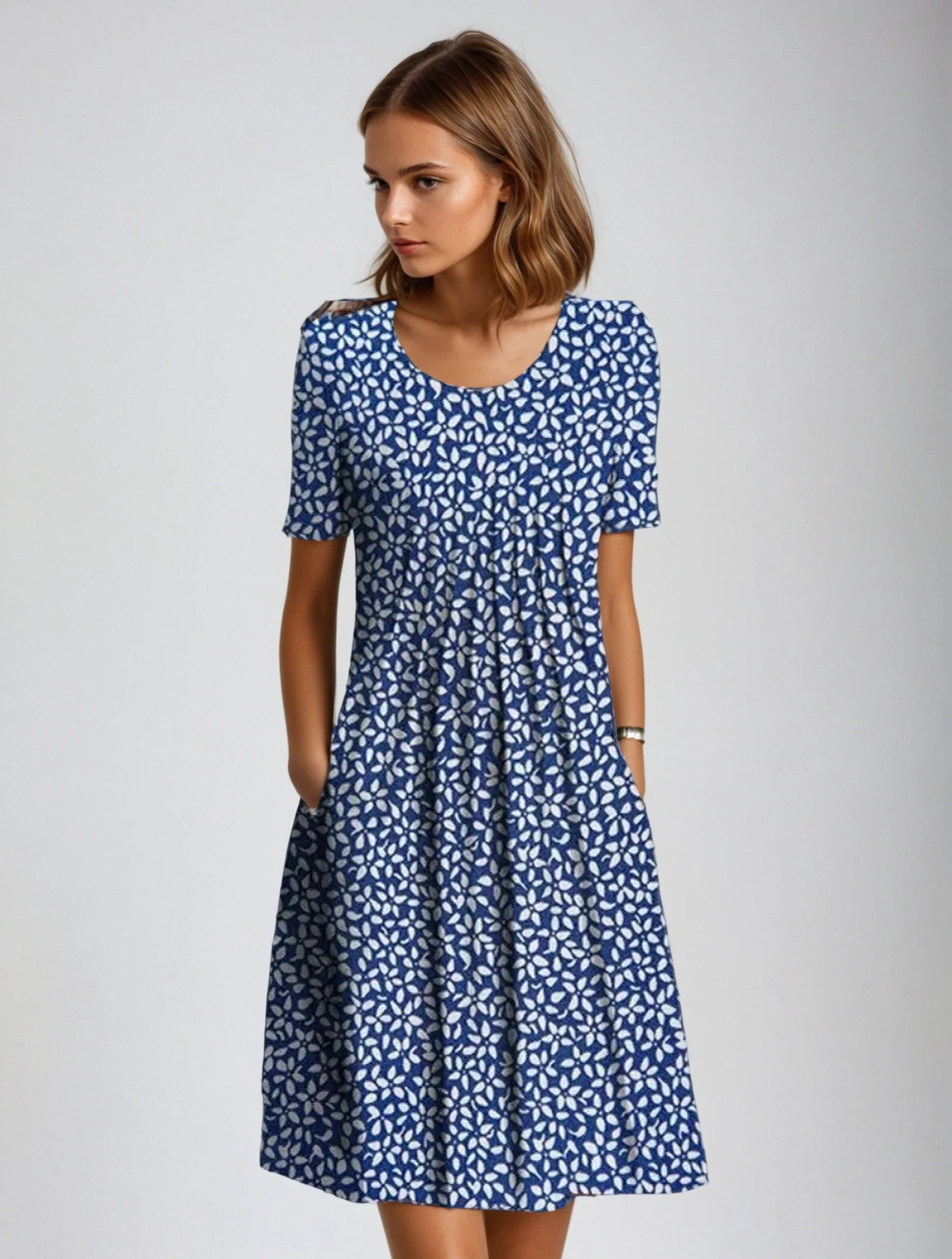 Floral Midi Dress – Relaxed Fit – Everyday Summer Style