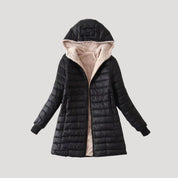 Padded fleece winter coat