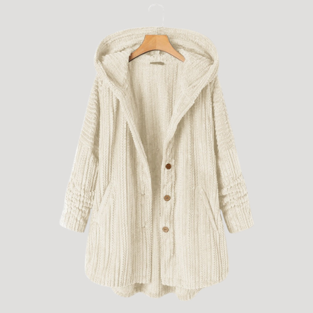 Cozy hooded cardigan