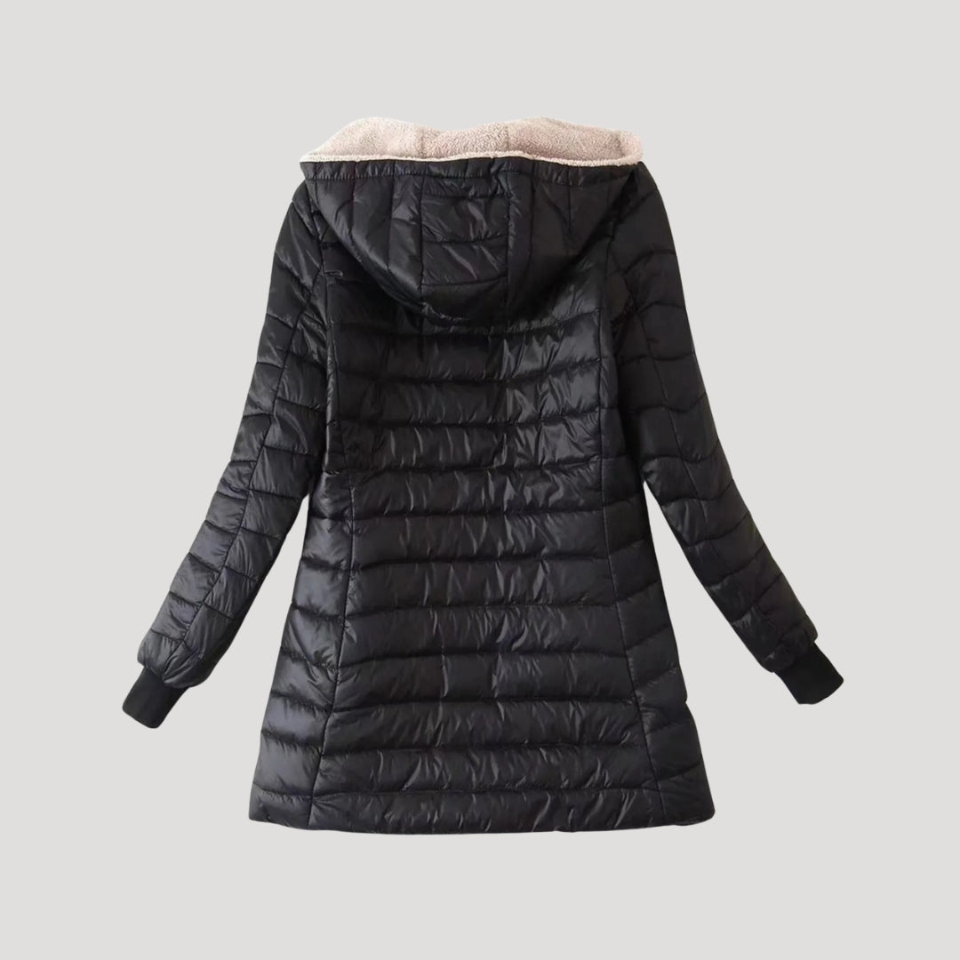 Padded fleece winter coat