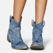 Ankle Boots – Low Square Heel – Chic Winter Style 6