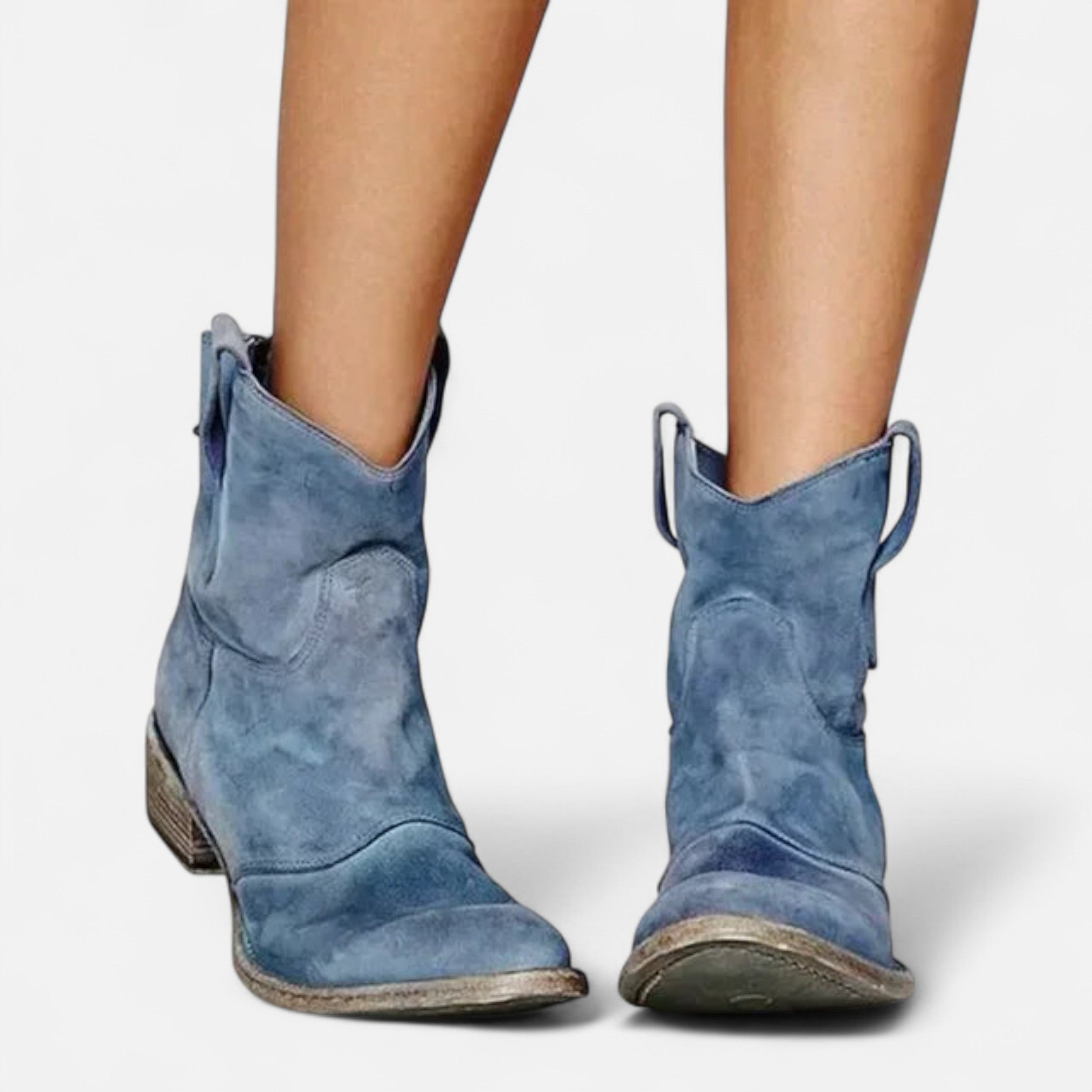 Ankle Boots – Low Square Heel – Chic Winter Style 6