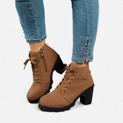 Black Ankle Boots – Block Heel – Chic Urban Style for Women 0