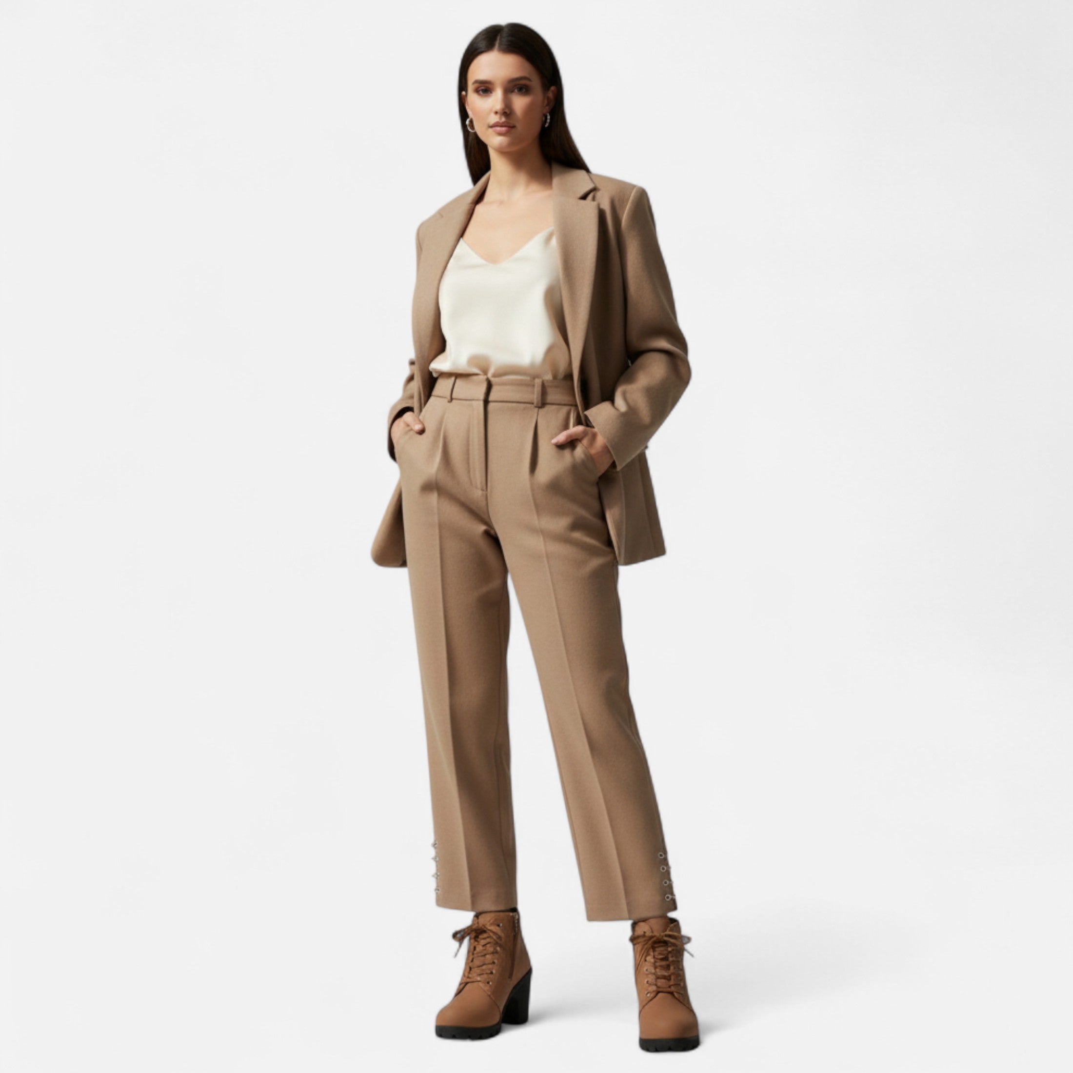 Black Ankle Boots – Block Heel – Chic Urban Style for Women 2