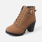 Black Ankle Boots – Block Heel – Chic Urban Style for Women 3