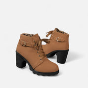 Black Ankle Boots – Block Heel – Chic Urban Style for Women 4