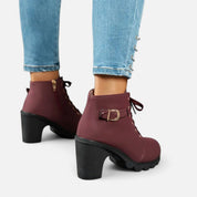 Black Ankle Boots – Block Heel – Chic Urban Style for Women 6