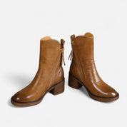 Black Ankle Boots – Zipper Closure – Chic Winter Footwear 6