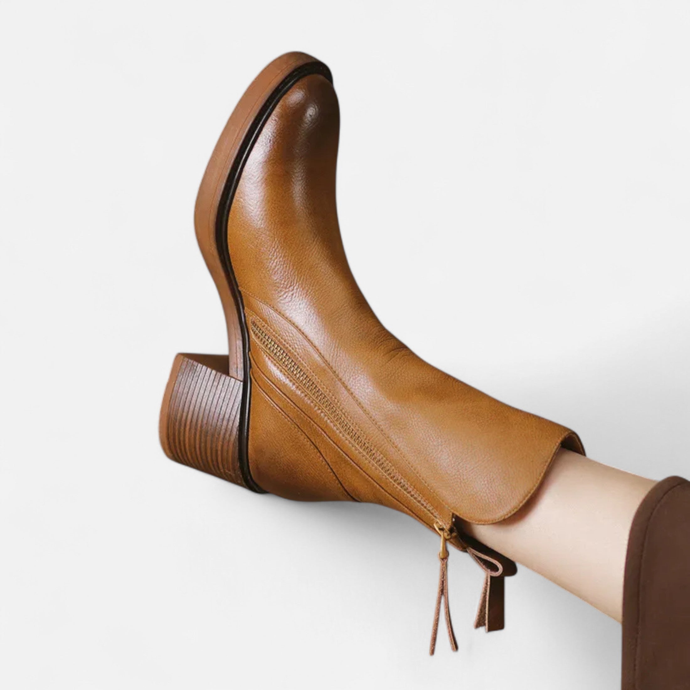 Black Ankle Boots – Zipper Closure – Chic Winter Footwear 7