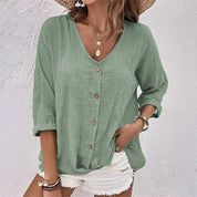 Blouse – Lightweight Fabric – Versatile Summer Top for Women 1