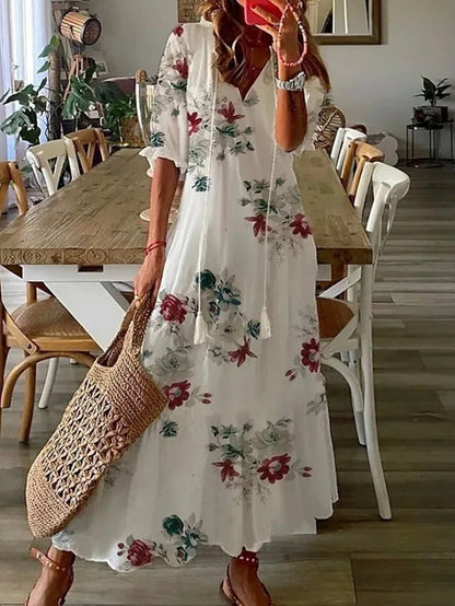 Bohemian Dress – Flattering A-Line Cut – Effortless Elegance 5