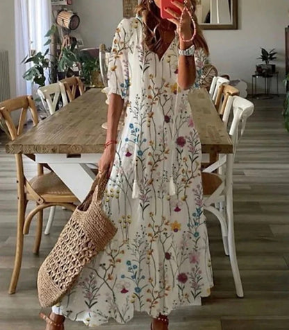 Bohemian Dress – Flattering A-Line Cut – Effortless Elegance 6