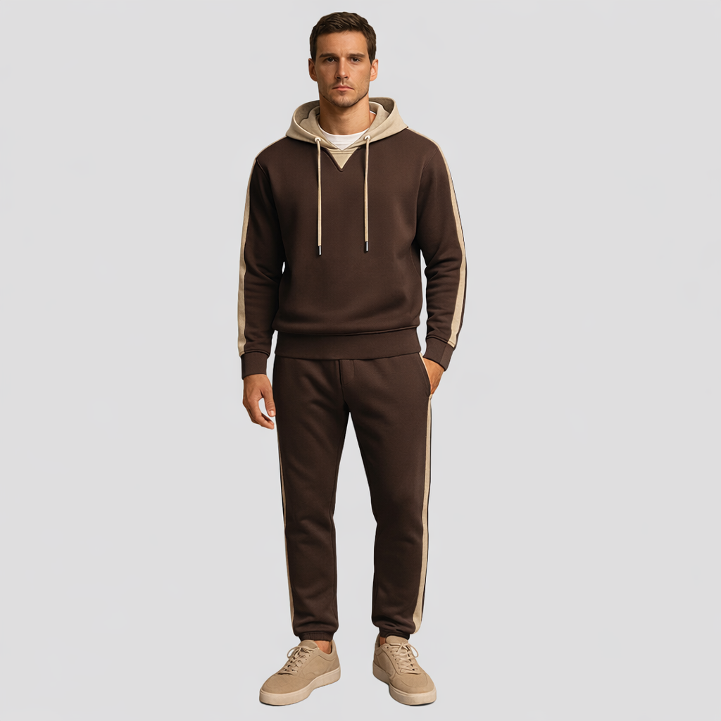 
Brown Set – Mens – All Season – Men's Tracksuit Set Mesh Casual Outfit – Montford Co
