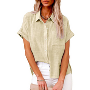 Casual Loose Shirt – Soft Breathable Fabric – Everyday Versatile Style 0