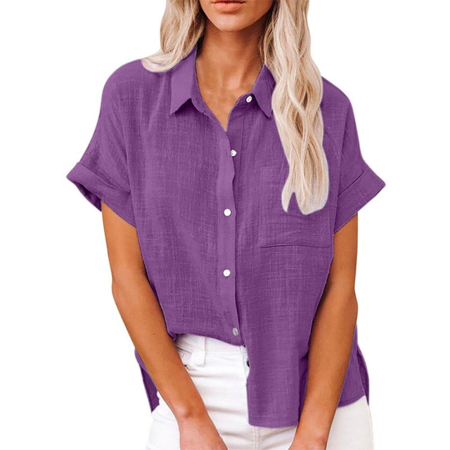 Casual Loose Shirt – Soft Breathable Fabric – Everyday Versatile Style 12