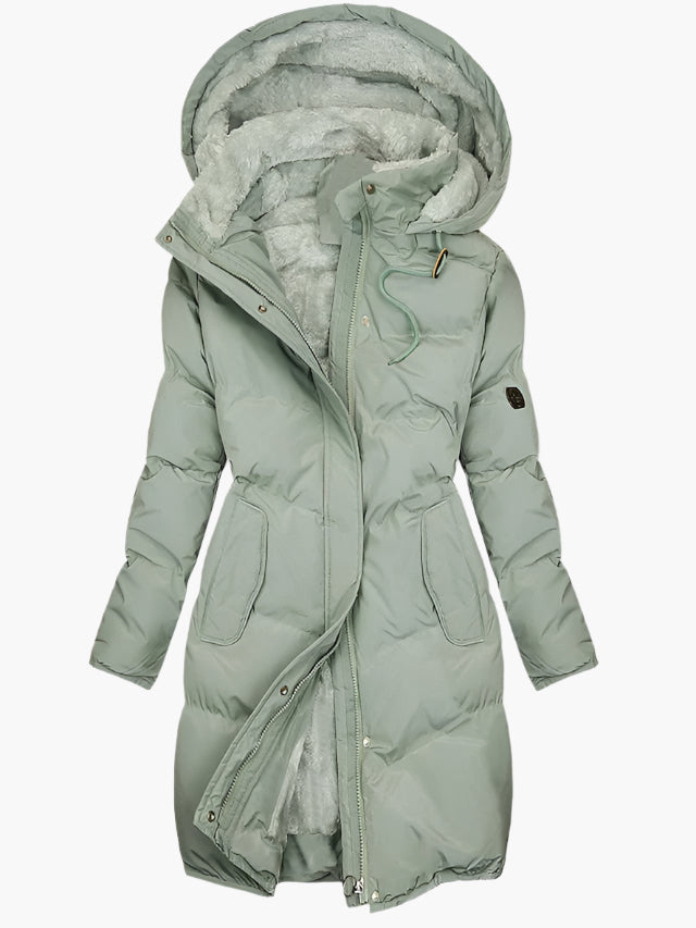Quilted Hooded Coat – Stylish Warmth for Winter Outings - 2