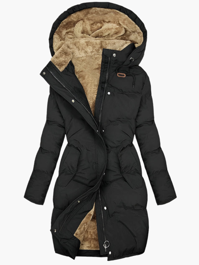 Quilted Hooded Coat – Stylish Warmth for Winter Outings - 3