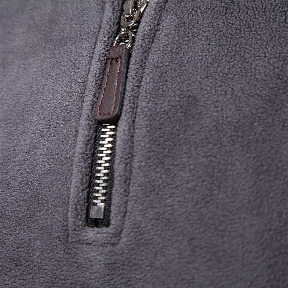 Classic Cozy Men's Fleece Pullover Sweater – Ultra-Soft, Versatile, Easy Care, Relaxed Fit for All-Day Comfort 4