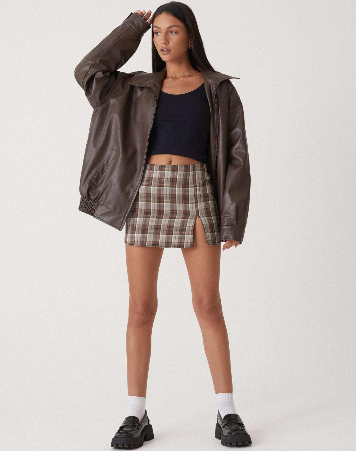 Classic PU Leather Women's Jacket - Relaxed Fit Casual Outerwear for Year-Round Style 1