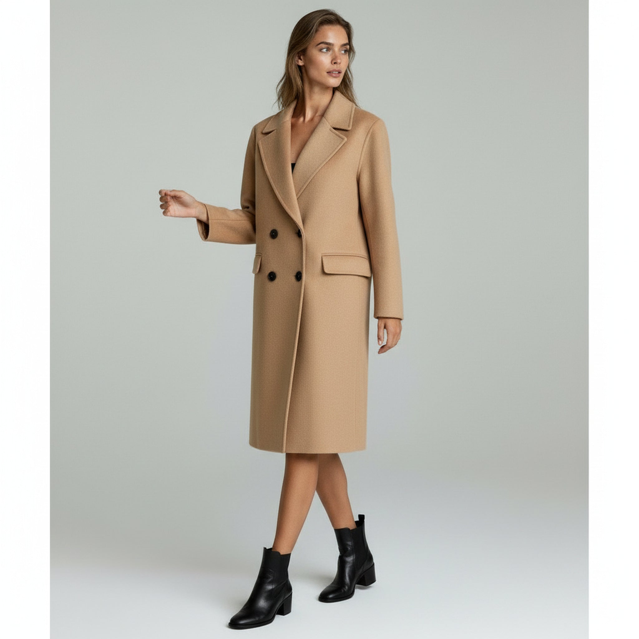 Oversized Coat – Chic Warmth for Winter Outings - 1