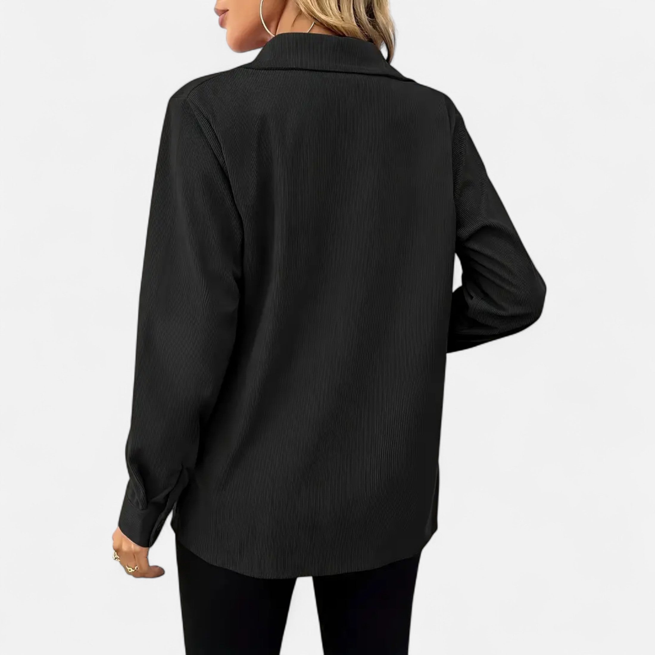 Corduroy Shirt – Flap Pockets – Smart Casual Winter Style 7