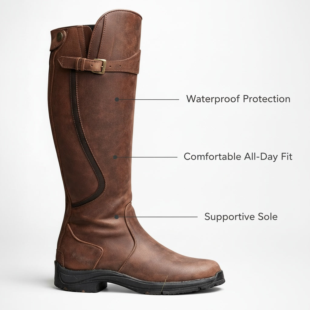 Waterproof Riding Boots – Superior Warmth for Winter Adventures
