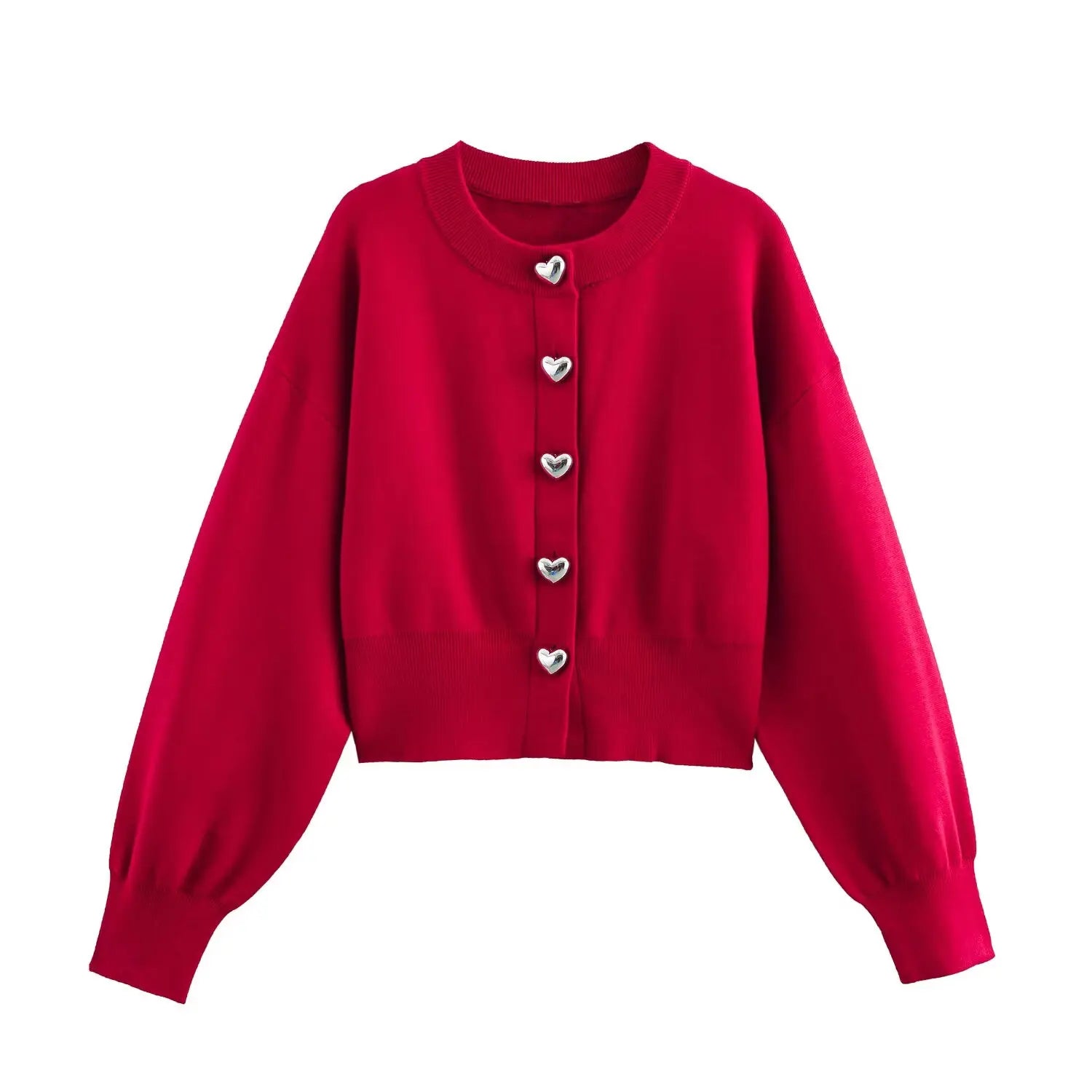 Cropped Cardigan – Button Detail – Cozy Autumn Layering for Women 0