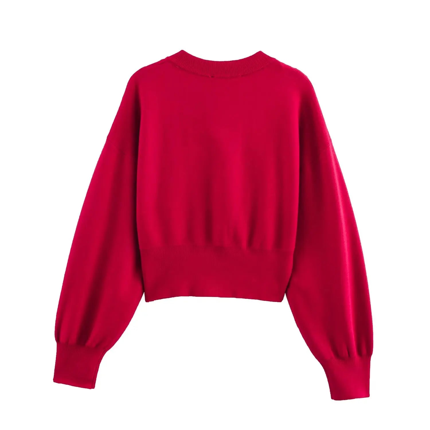 Cropped Cardigan – Button Detail – Cozy Autumn Layering for Women 1