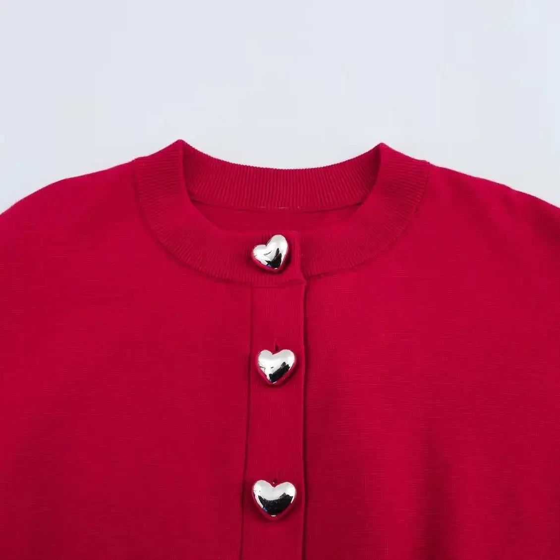 Cropped Cardigan – Button Detail – Cozy Autumn Layering for Women 2