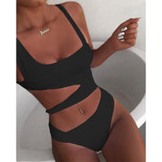 Cut-out swimsuit-Animalprint-sexy beachwear 1