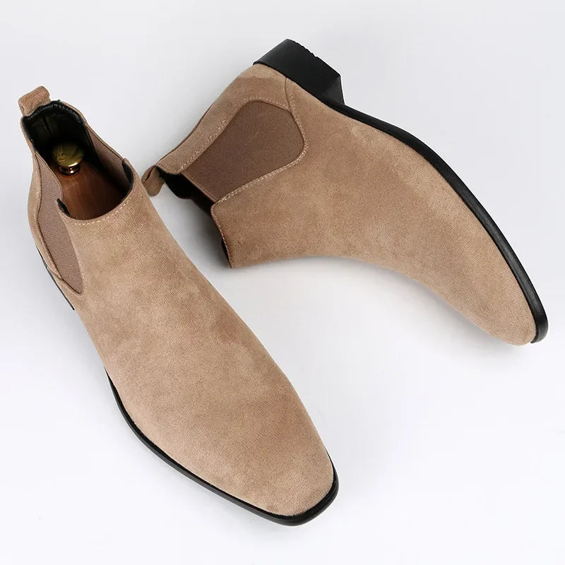 David | Men's Pull-on Ankle Chelsea Boots 5