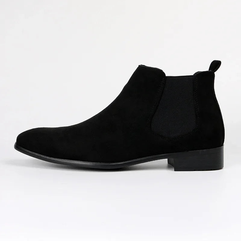 David | Men's Pull-on Ankle Chelsea Boots 6
