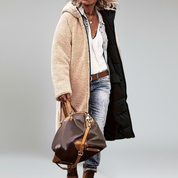 Double-Sided Winter Jacket for Women – Elegant Thick Cotton Padding – Cozy Winter Coats - 5