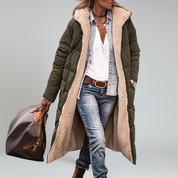 Double-Sided Winter Jacket for Women – Elegant Thick Cotton Padding – Cozy Winter Coats - 1