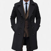 Double Breasted Coat – Wool Fabric – Classic Winter Style 4