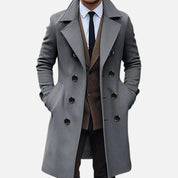 Double Breasted Coat – Wool Fabric – Classic Winter Style 5
