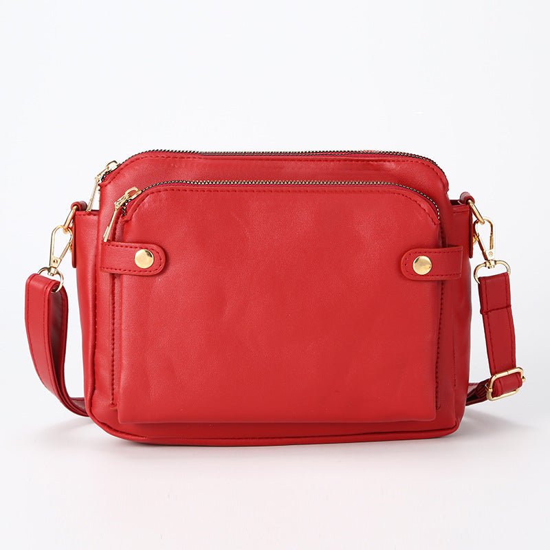 Elegant Leather Shoulder Bag For Women