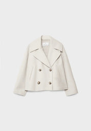 Elegant Double-Breasted Cropped Jacket with Tailored Seams – Versatile Lightweight Layering for Smart and Casual Looks 1