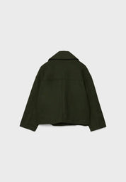 Elegant Double-Breasted Cropped Jacket with Tailored Seams – Versatile Lightweight Layering for Smart and Casual Looks 10
