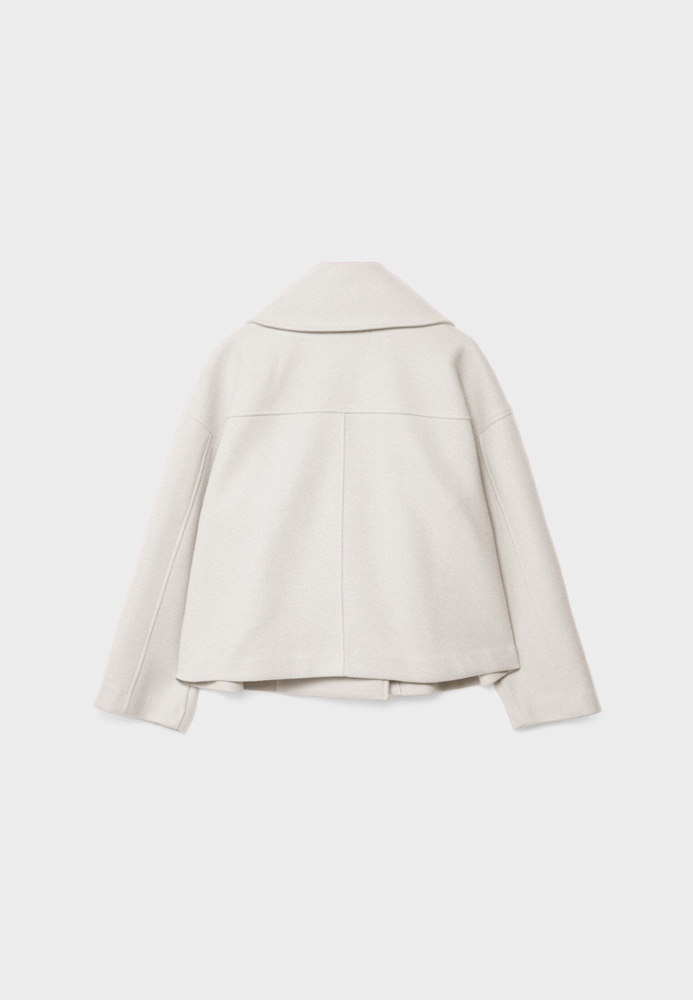 Elegant Double-Breasted Cropped Jacket with Tailored Seams – Versatile Lightweight Layering for Smart and Casual Looks 2