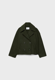 Elegant Double-Breasted Cropped Jacket with Tailored Seams – Versatile Lightweight Layering for Smart and Casual Looks 7