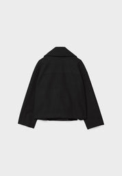 Elegant Double-Breasted Cropped Jacket with Tailored Seams – Versatile Lightweight Layering for Smart and Casual Looks 8