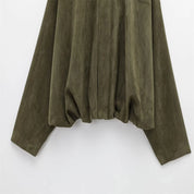 Faux Suede Jacket – Collared Design – Effortless Casual Layering 4