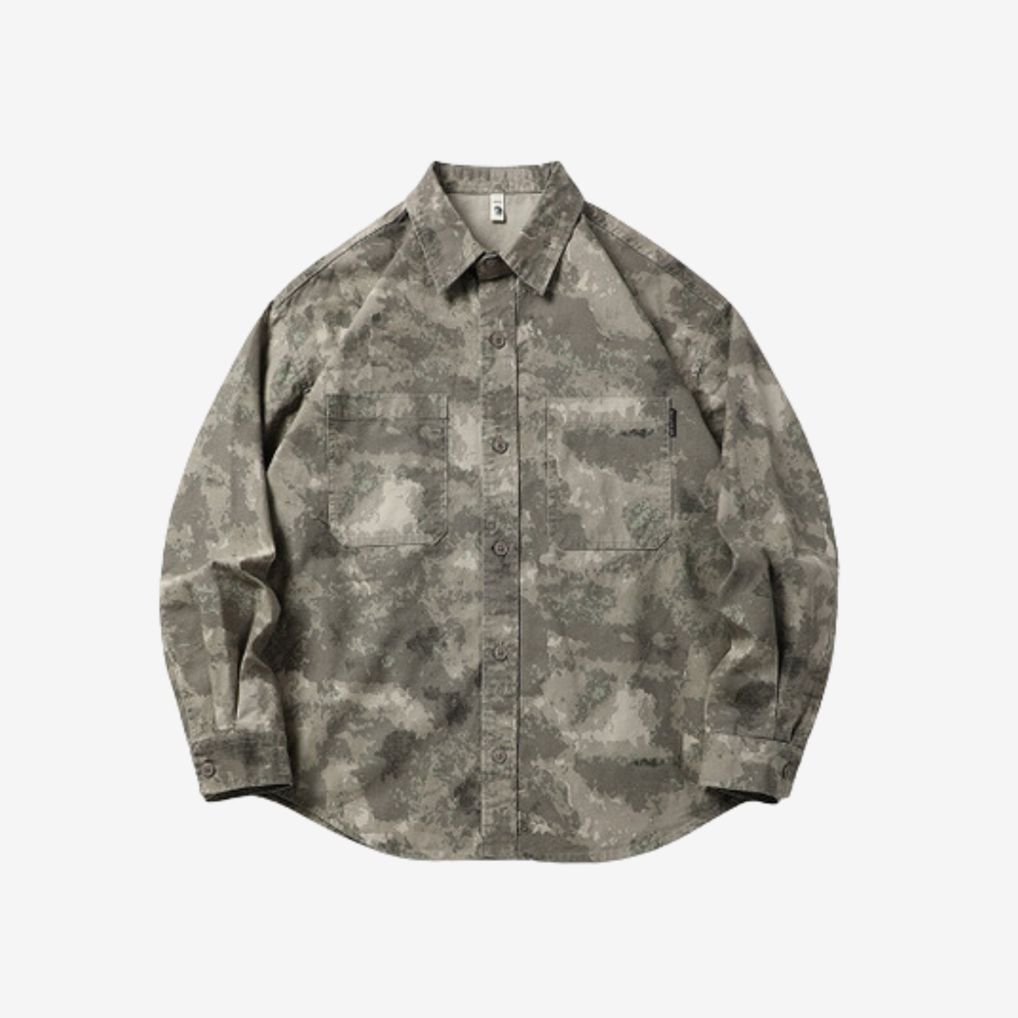 Fleece Lined Denim Jacket for Men with Graphic Patches – Casual Streetwear Style and Modern Fit 0